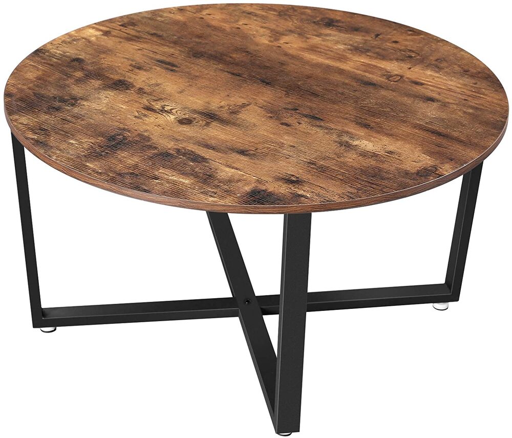 Modern Rustic Round Coffee Table