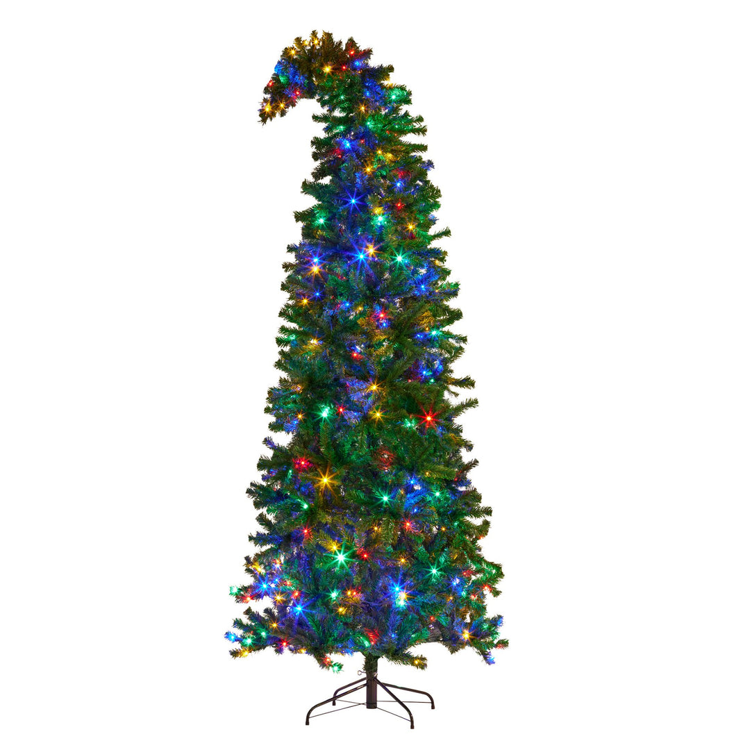 7.5FT Pre-lit Grinch Christmas Tree - 1240 Tips - Homecoze