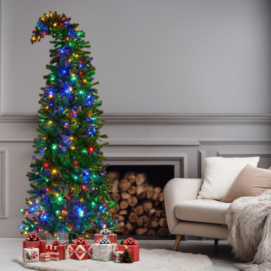 7.5FT Pre-lit Grinch Christmas Tree - 1240 Tips - Homecoze