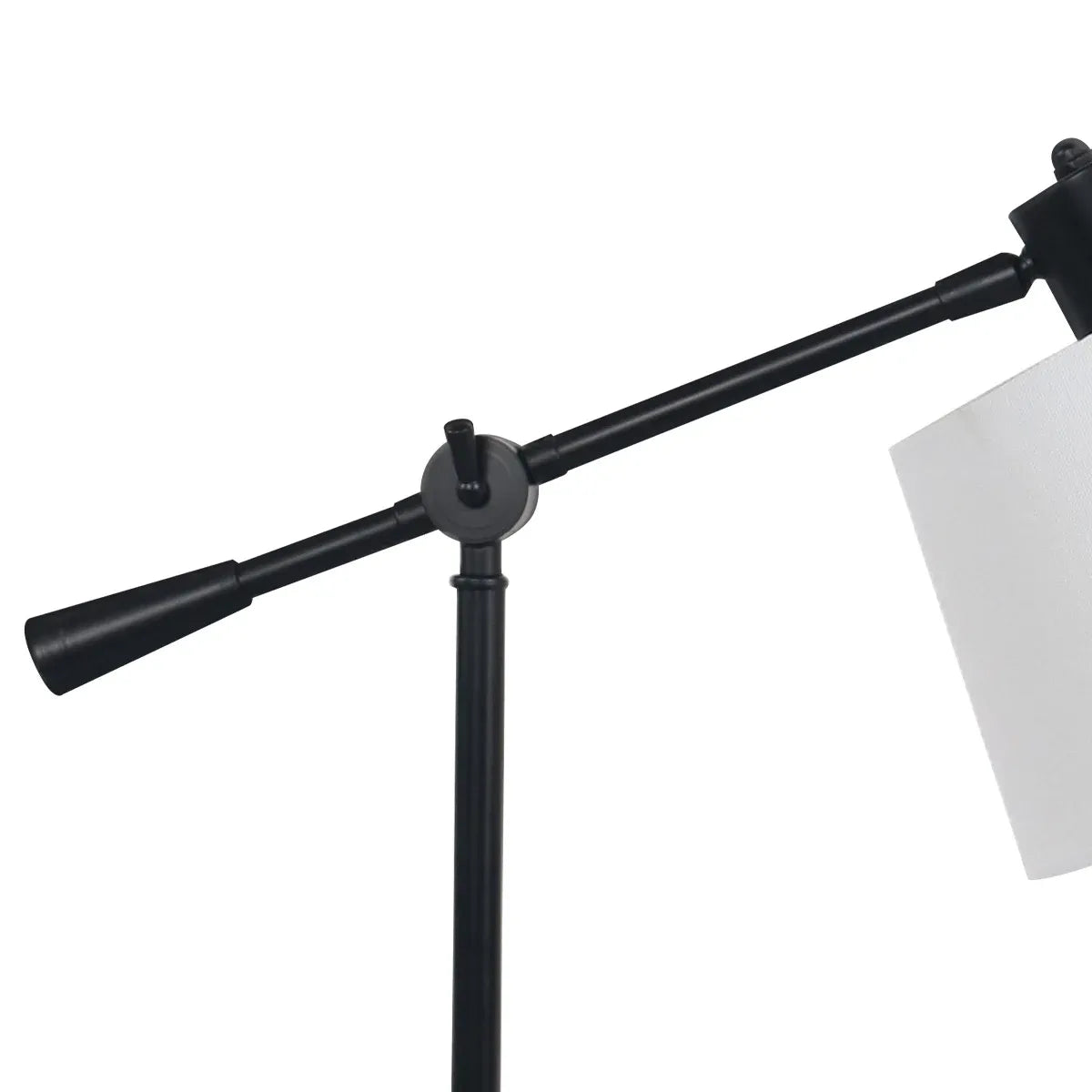 Adjustable Metal Table Lamp In Black