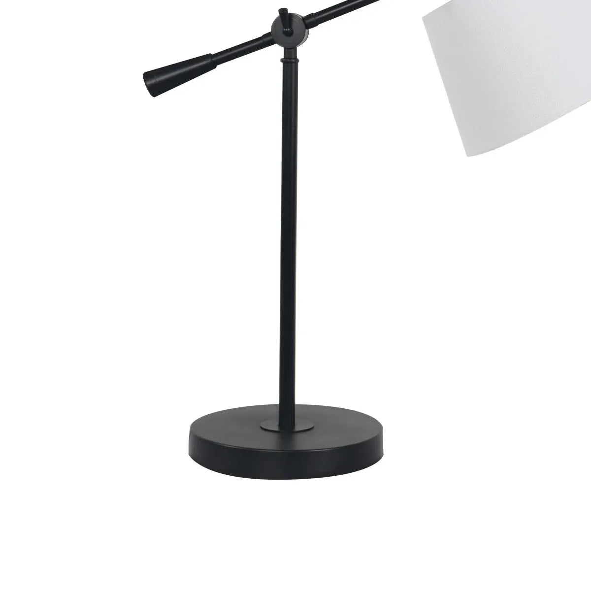 Adjustable Metal Table Lamp In Black