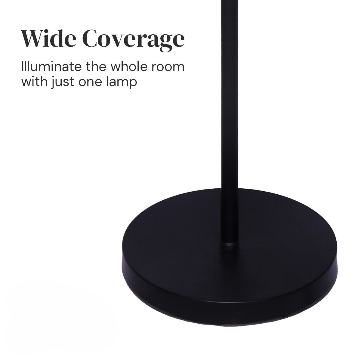 Modern Exposed Bulb 4-Arm Industrial Light Floor Lamp - Homecoze