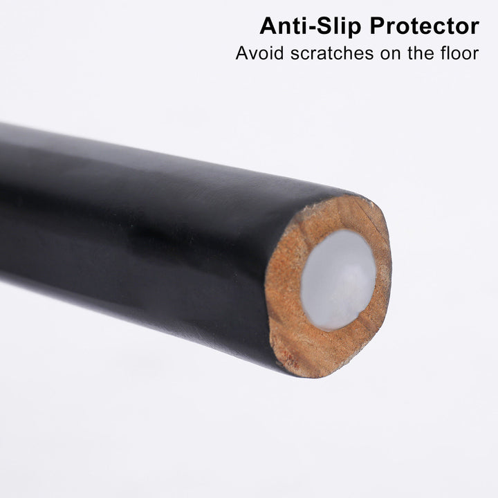 Jude (Set of 2) Wooden Bar Stools 65cm - Black - Homecoze