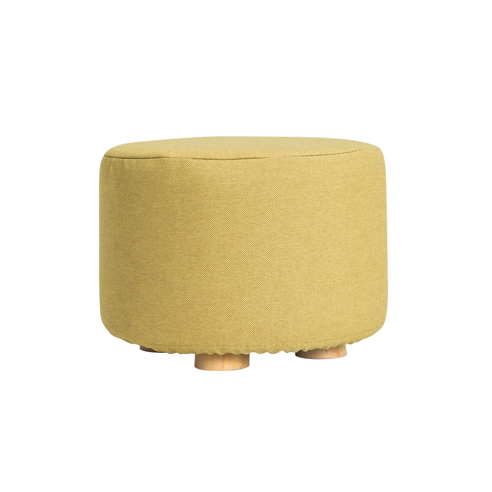Mini Ottoman Pouffe Foot Stool - Mustard Yellow - Homecoze