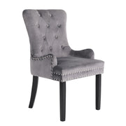 Josephine French Provincial Dining Chair - Grey