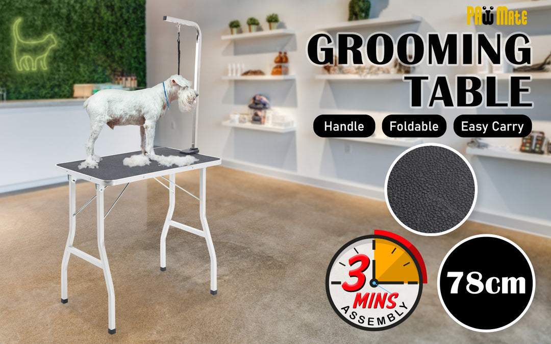 Compact Pet Grooming Salon Table Dog Cat 78cm - Homecoze