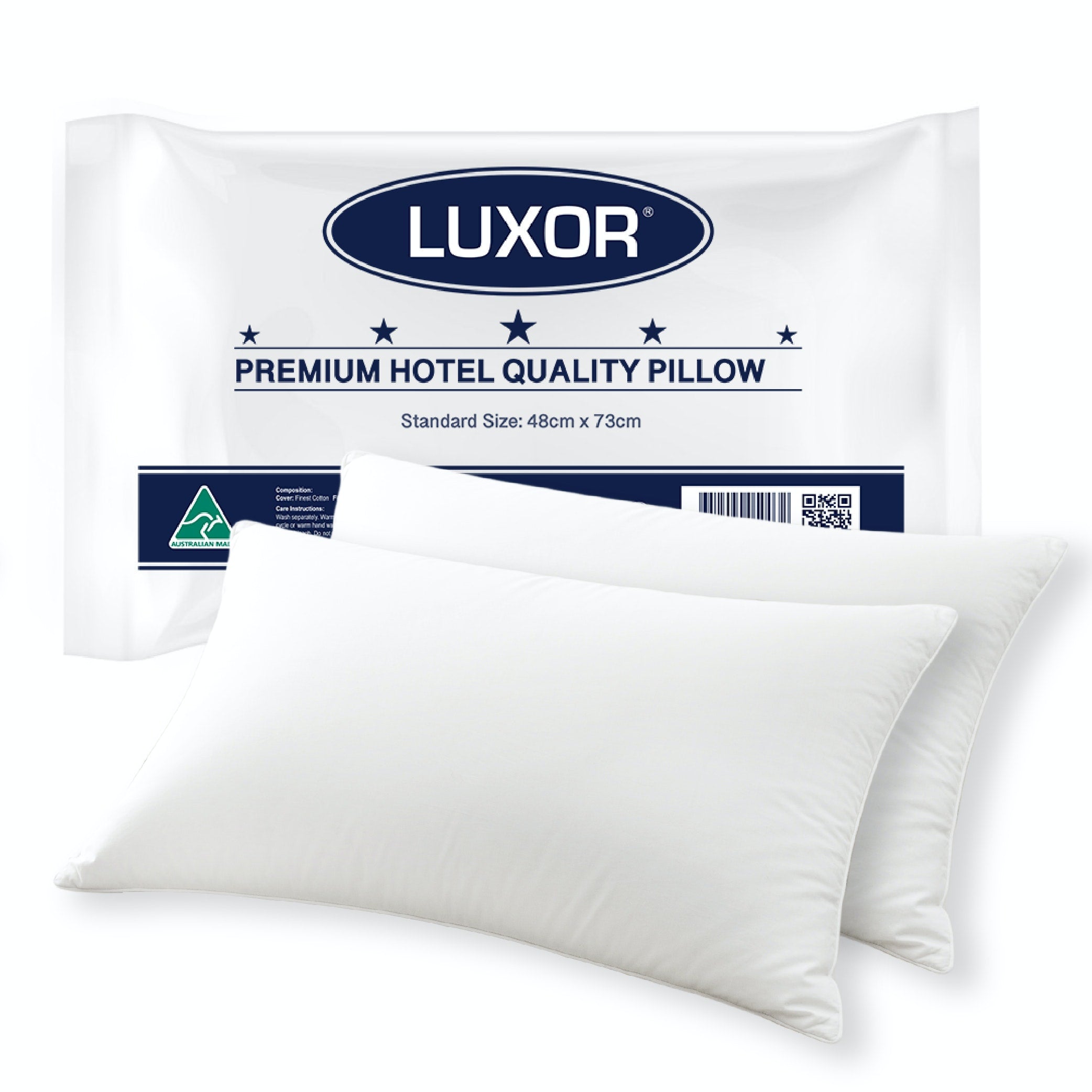 Hotel Comfort Pillows - Australian Made (Twin Pack)