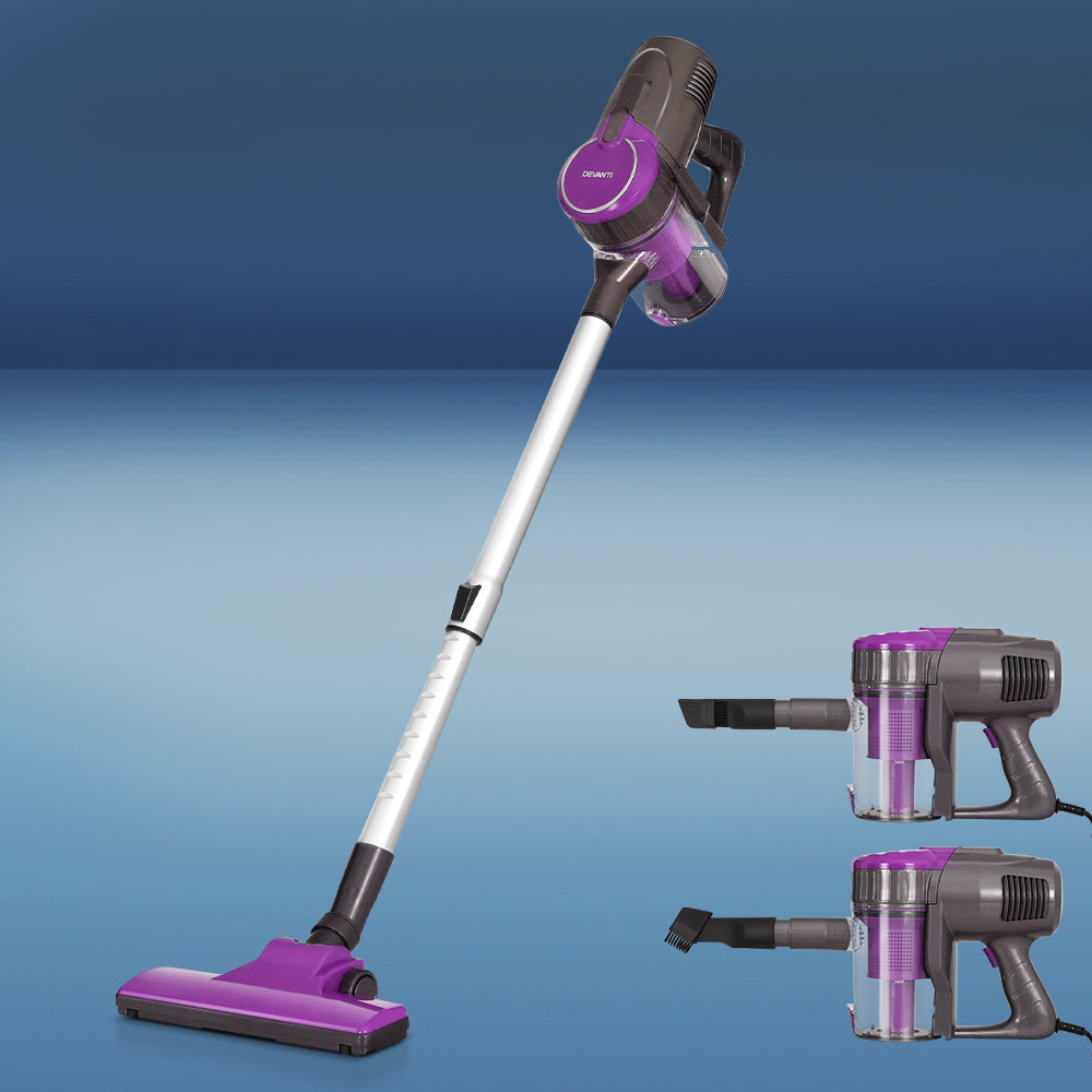 Handheld Bagless Vacuum Cleaner (Corded) 500W Purple - Homecoze