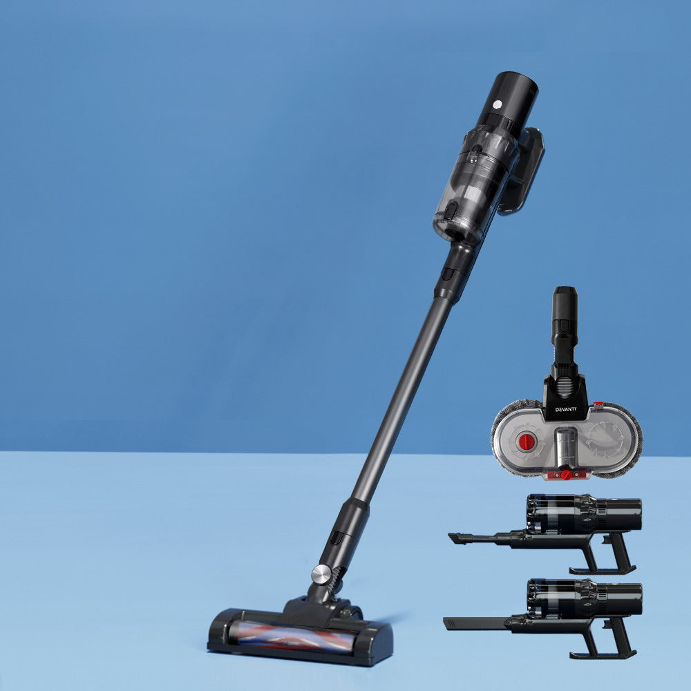 Handheld Vacuum Cleaner with Mop Head 350W Grey - Homecoze