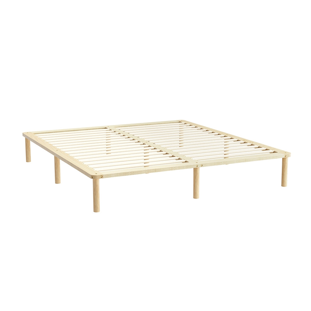 Laredo (King) Pinewood Bed Frame - Pine - Homecoze