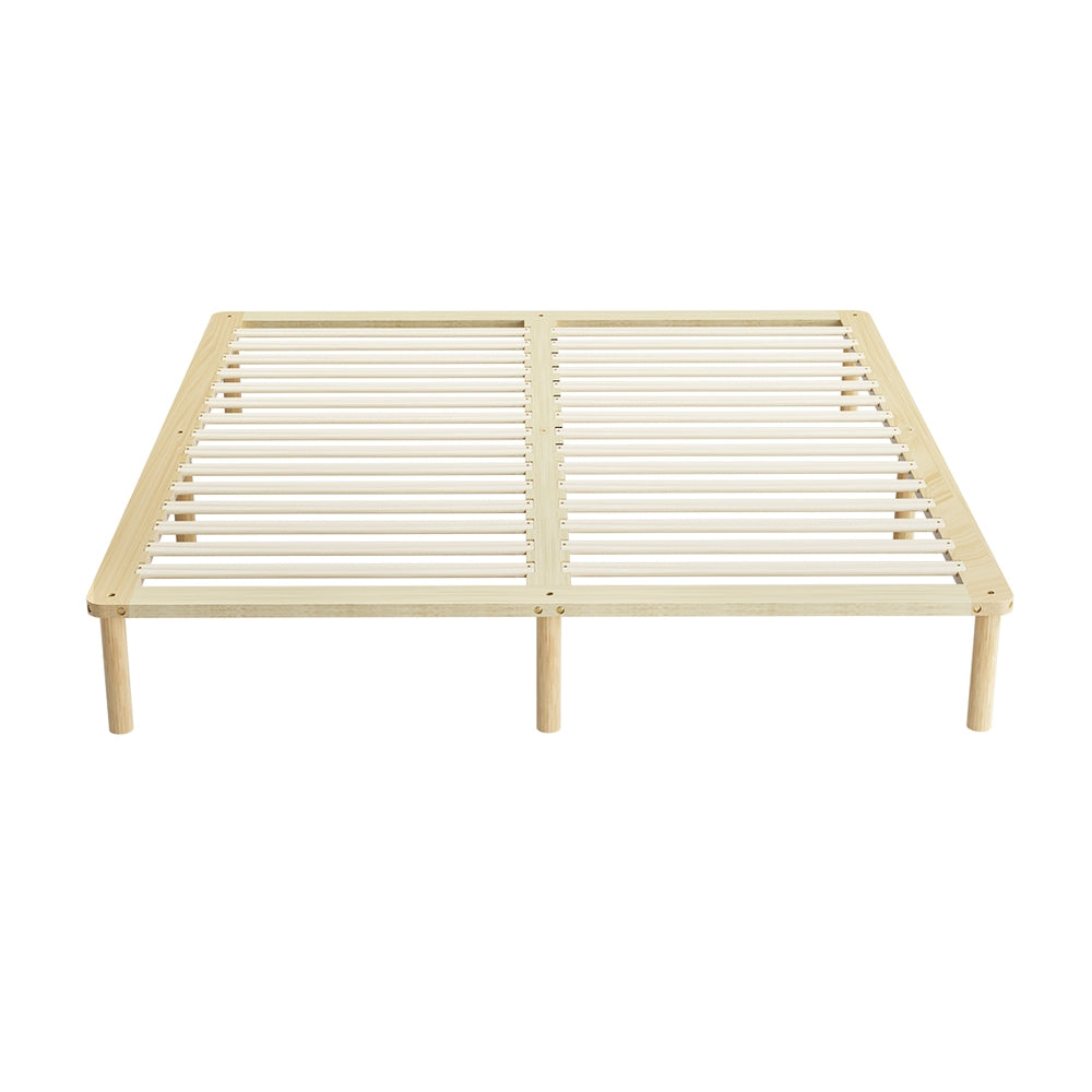 Laredo (King) Pinewood Bed Frame - Pine - Homecoze