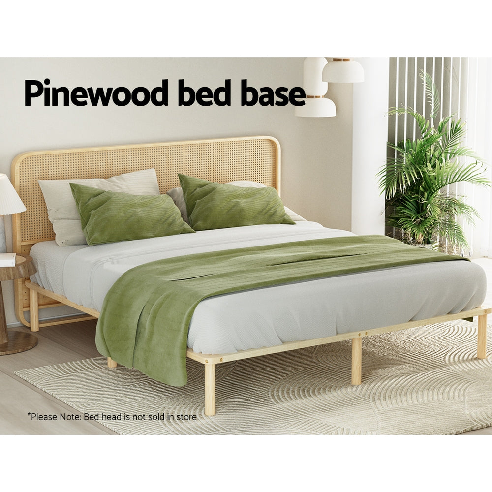 Laredo (King) Pinewood Bed Frame - Pine