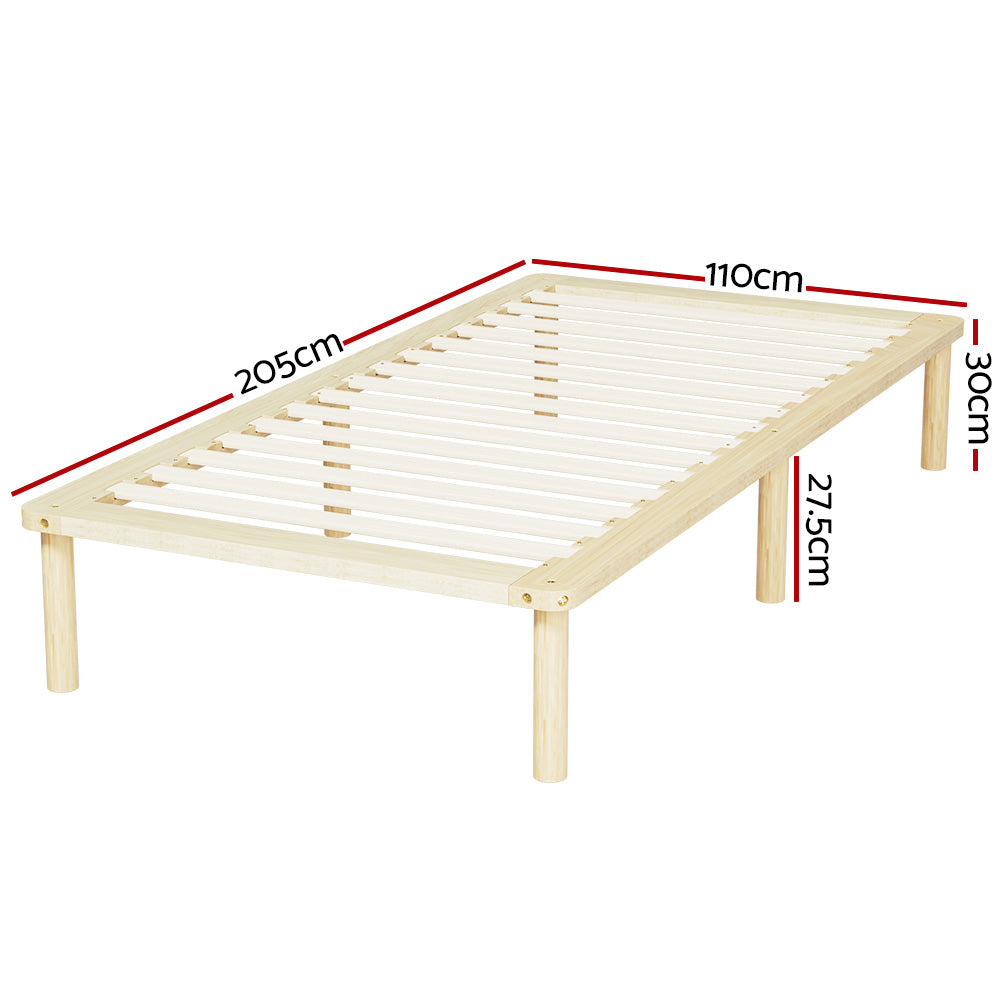 Laredo (King Single) Pinewood Bed Frame - Pine - Homecoze