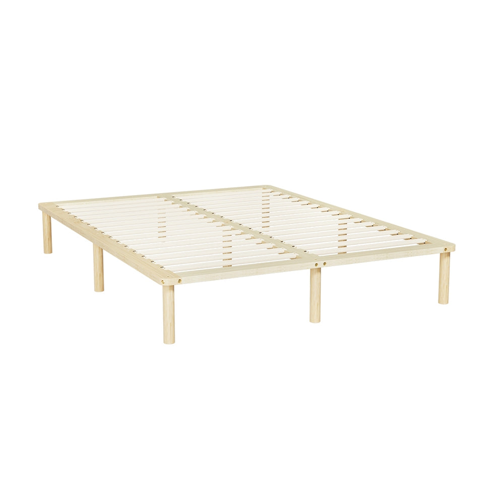 Laredo (Queen) Pinewood Bed Frame - Pine - Homecoze