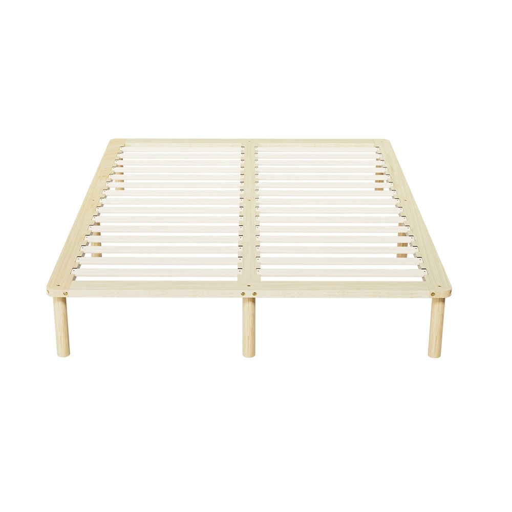 Laredo (Queen) Pinewood Bed Frame - Pine - Homecoze