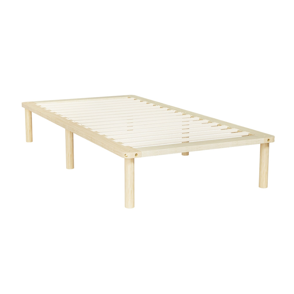 Laredo (Single) Pinewood Bed Frame - Pine - Homecoze