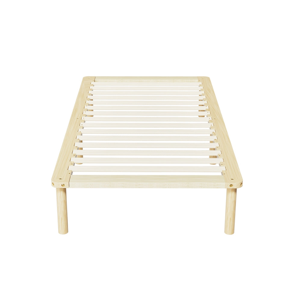 Laredo (Single) Pinewood Bed Frame - Pine - Homecoze