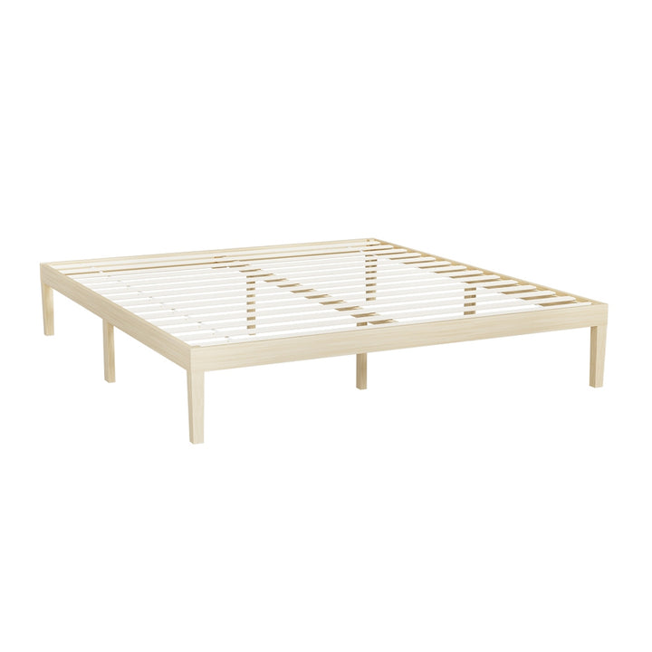 Toledo (King) Pinewood Bed Frame - Pine