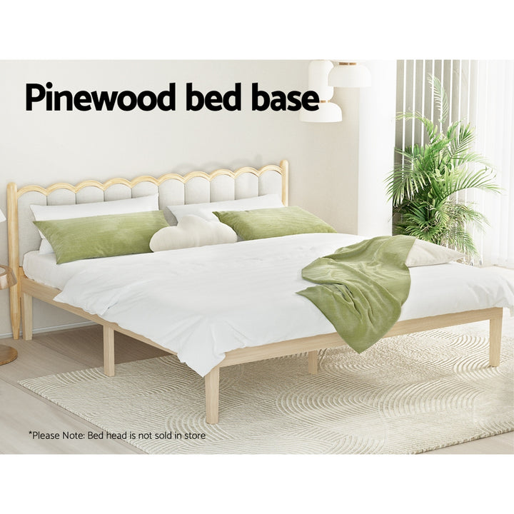 Toledo (King) Pinewood Bed Frame - Pine