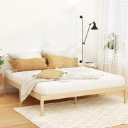 Toledo (King) Pinewood Bed Frame - Pine - Homecoze