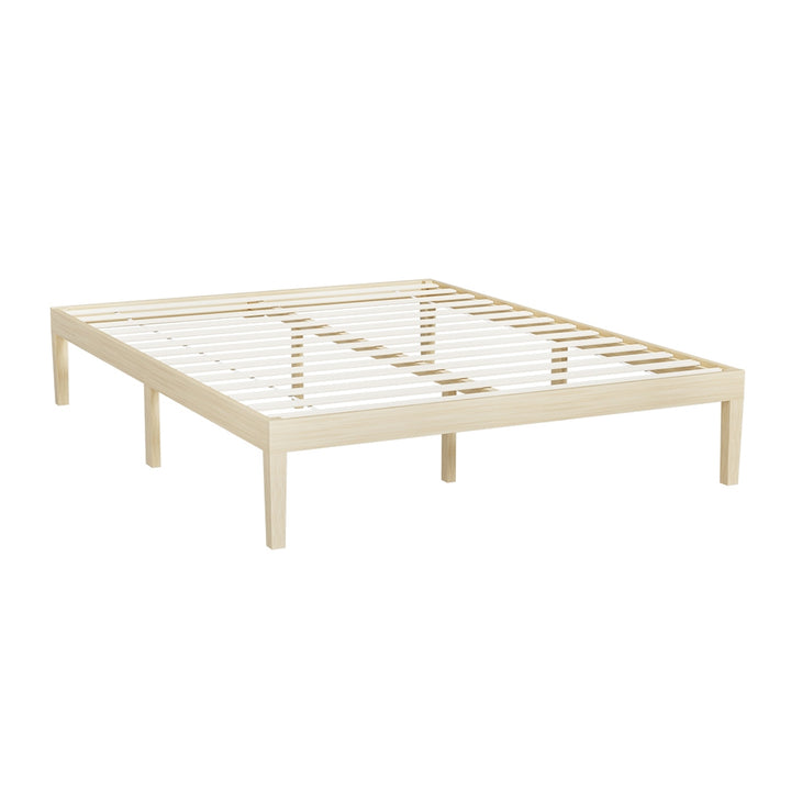 Toledo (Queen) Pinewood Bed Frame - Pine