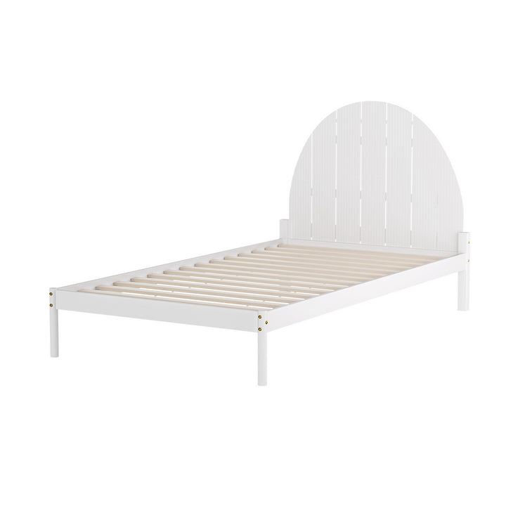 Spokane (King Single) Pinewood Bed Frame - White