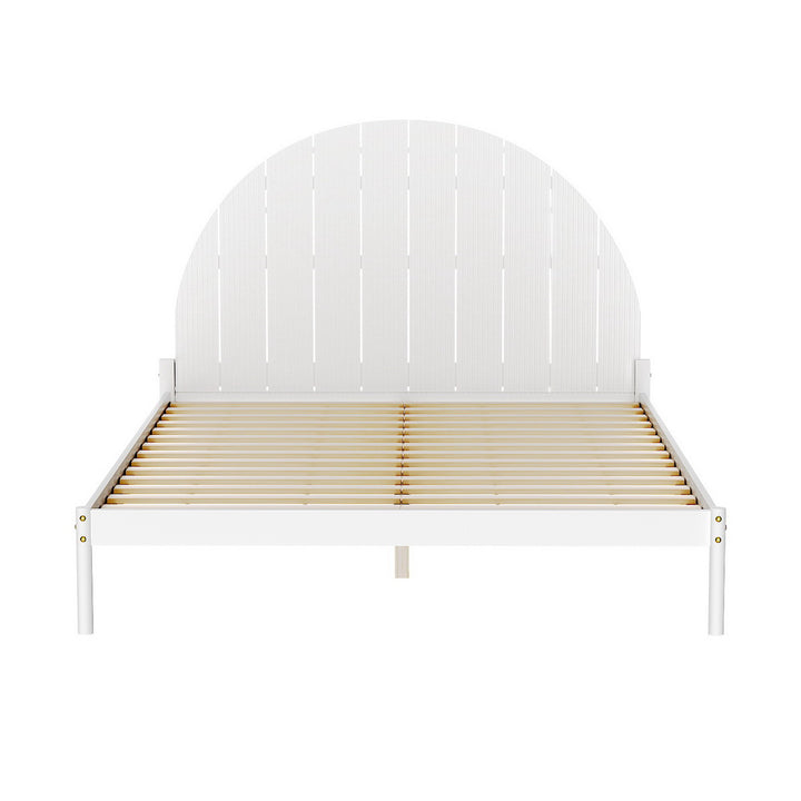 Spokane (Queen) Pinewood Bed Frame - White