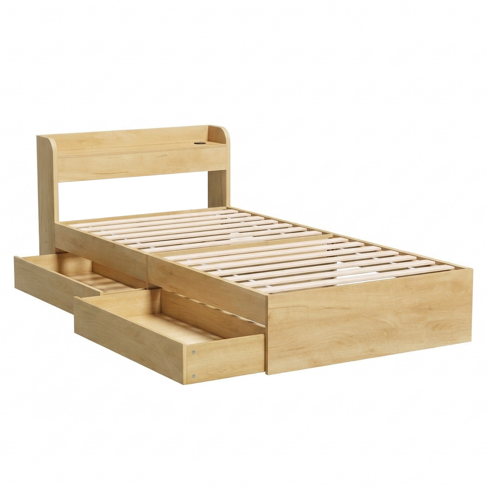 Salem (King Single) Storage Bed Frame - Pine