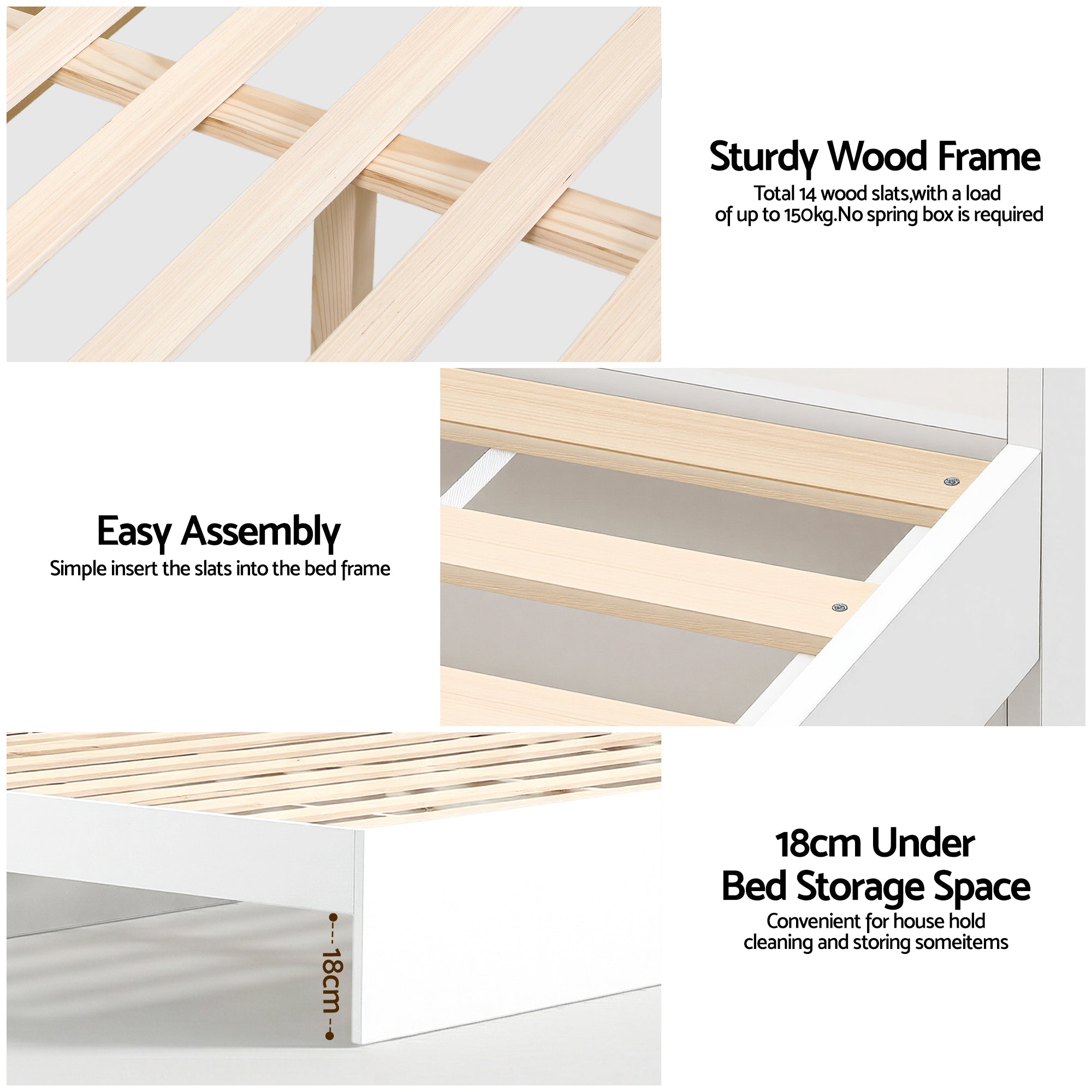 Artiss Bed Frame Single Size with Charging Ports and 2 Drawers AURA - Homecoze