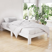 Boise (King Single) Pinewood Bed Frame - White - Homecoze