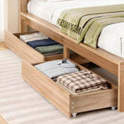 Elko Under Bed Storage Drawers for Single & Double – Oak