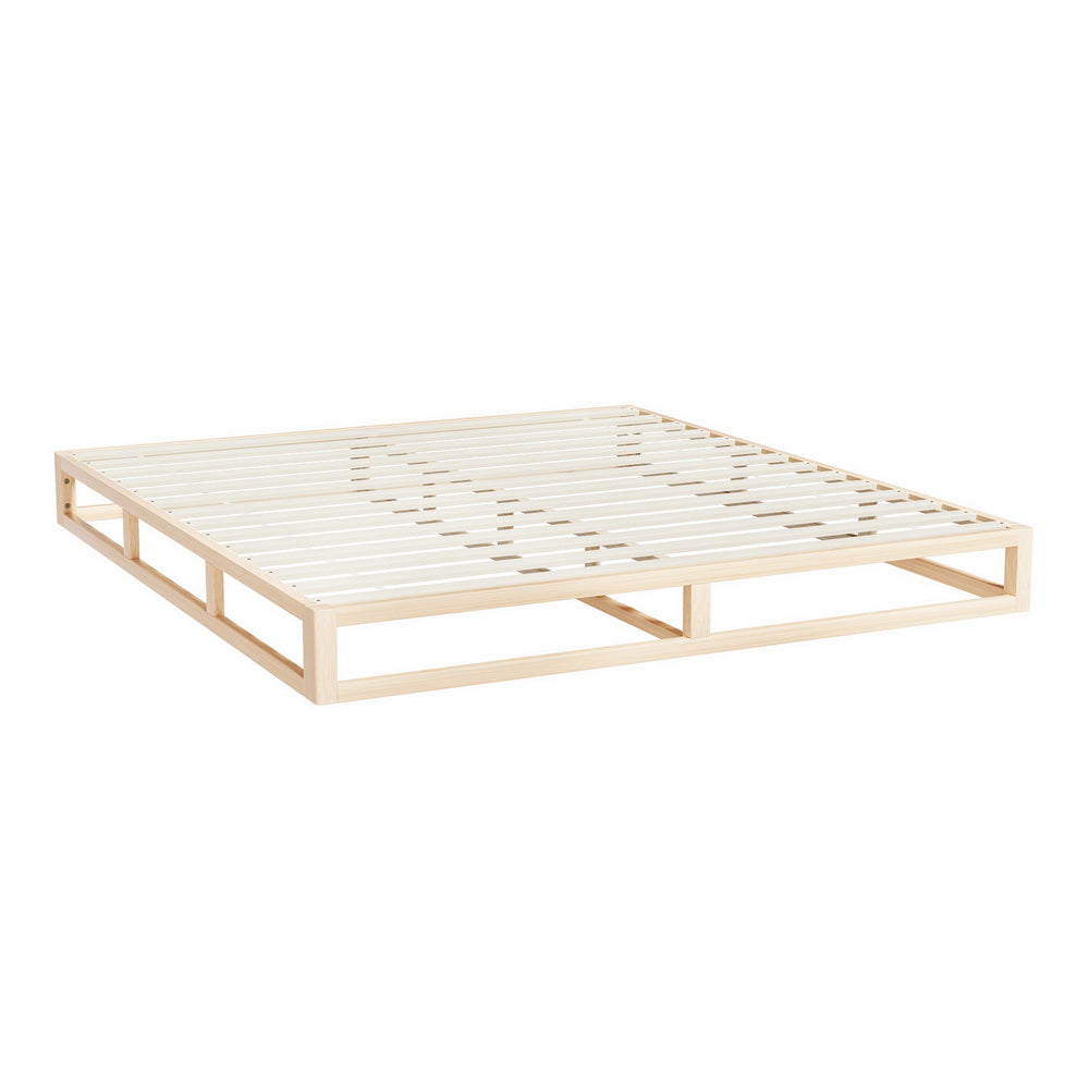 Richmond (King) Pinewood Bed Frame - Pine