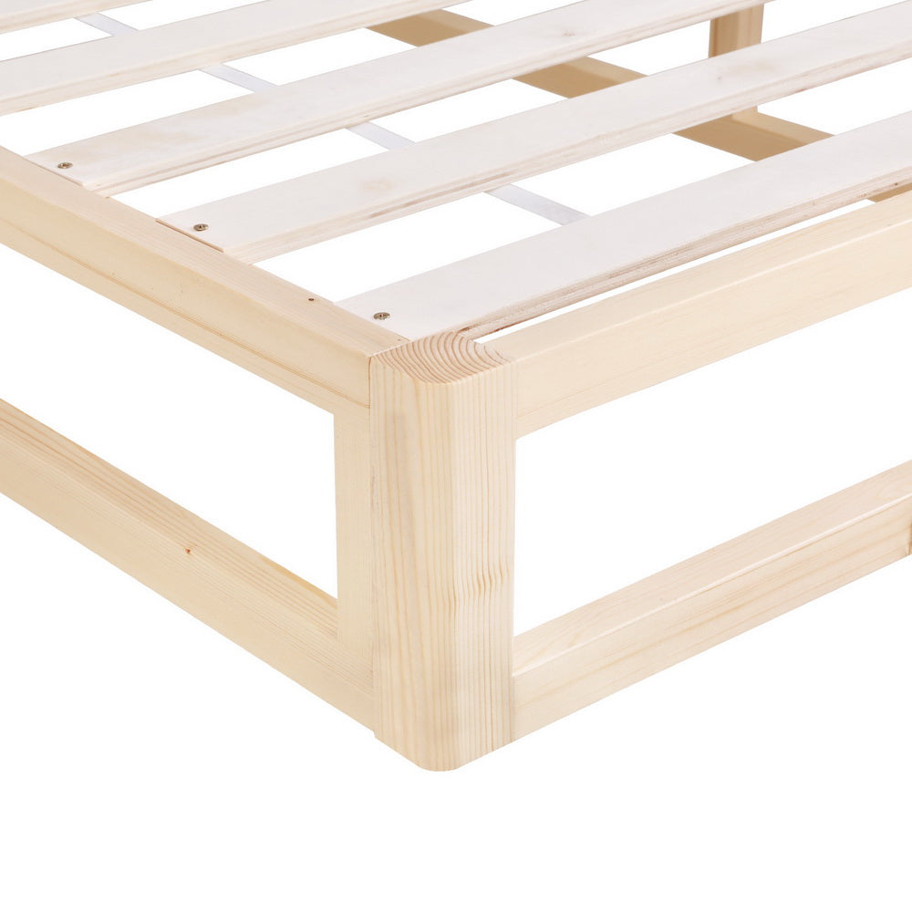 Richmond (King) Pinewood Bed Frame - Pine