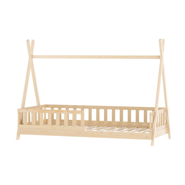 Juno (Single) Kids Wooden Teepee Bed Frame - Oak