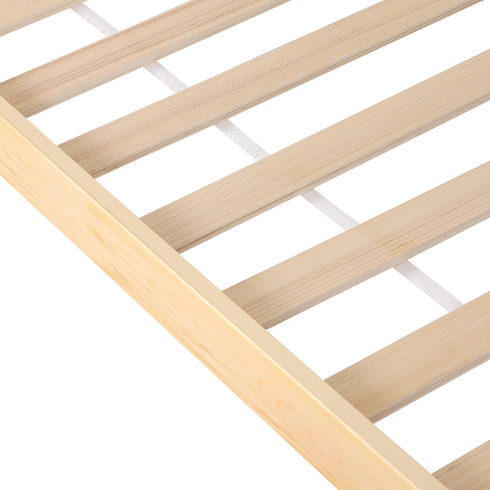 Cheyenne (Single) Rattan Bed Frame - Pine