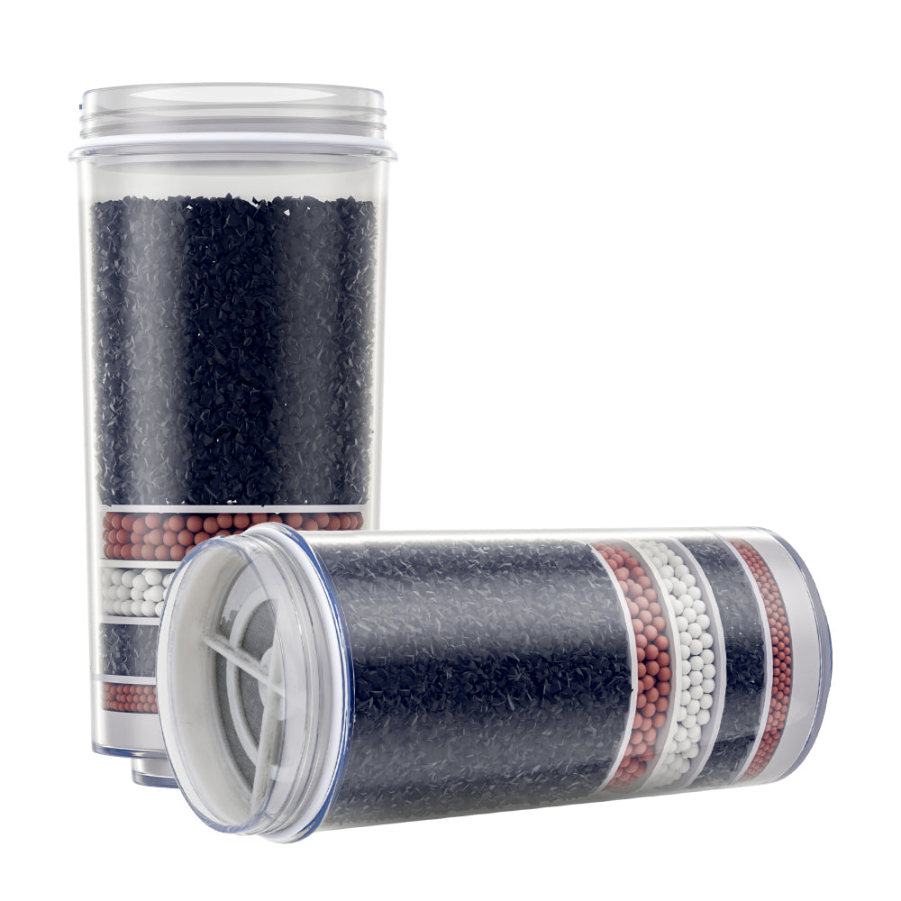 Water Cooler Filter Purifier 2 Pack Ceramic Carbon Mineral Cartridge - Homecoze