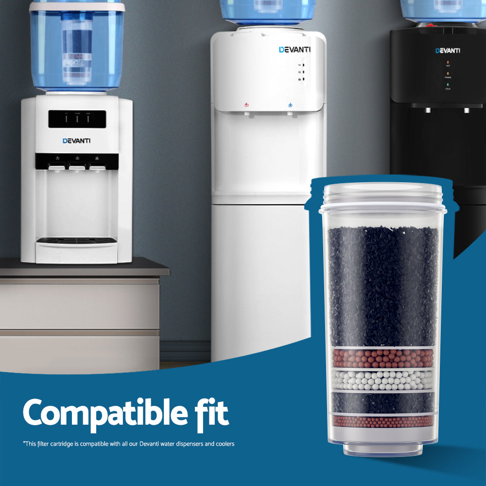 Water Cooler Filter Purifier 3 Pack Ceramic Carbon Mineral Cartridge - Homecoze