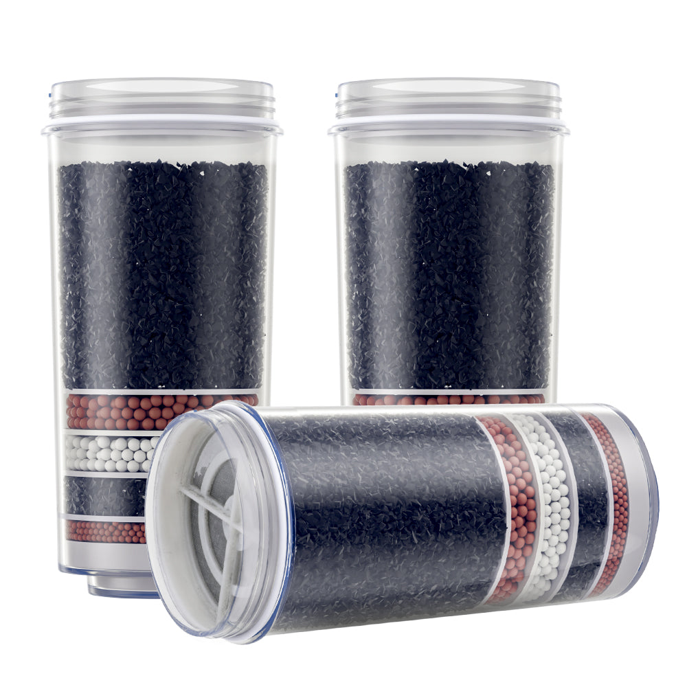 Water Cooler Filter Purifier 3 Pack Ceramic Carbon Mineral Cartridge - Homecoze