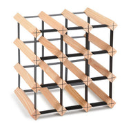 12 Bottle Wine Rack - Pine Wood - Homecoze