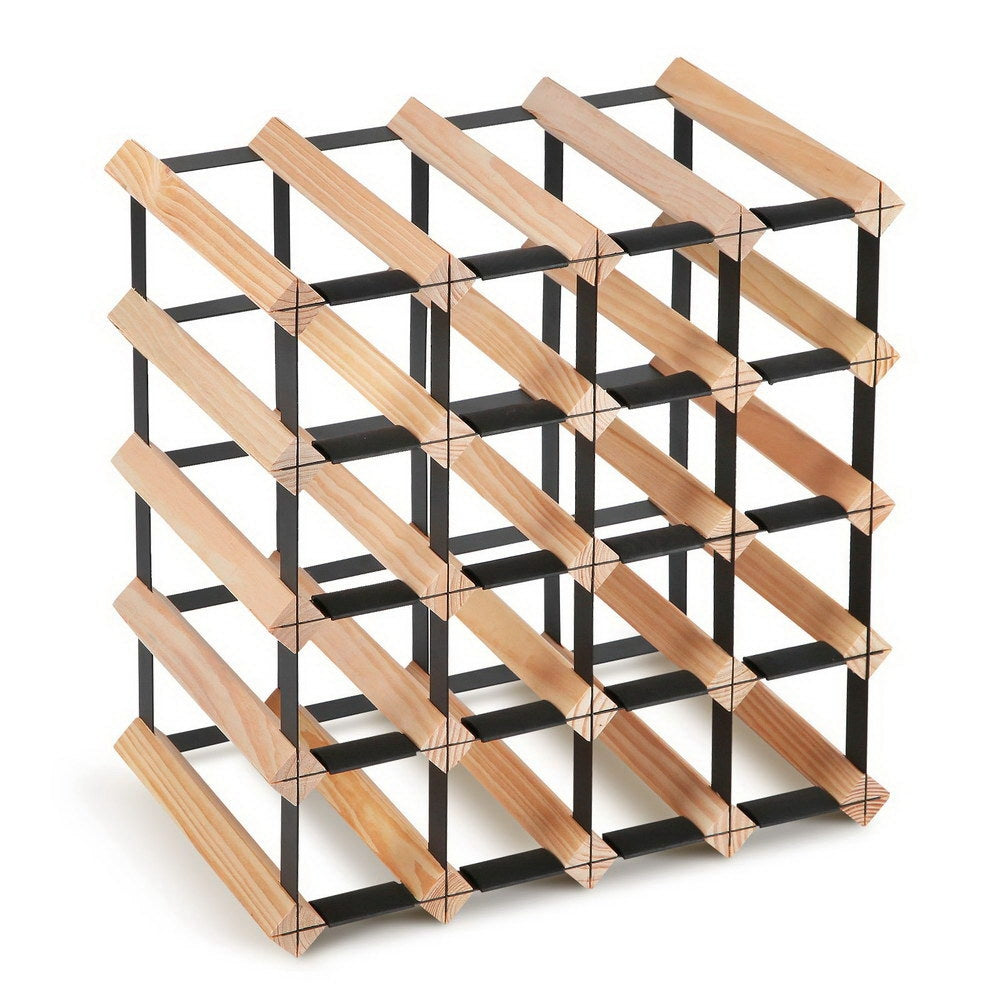 20 Bottle Wine Rack - Pine Wood - Homecoze