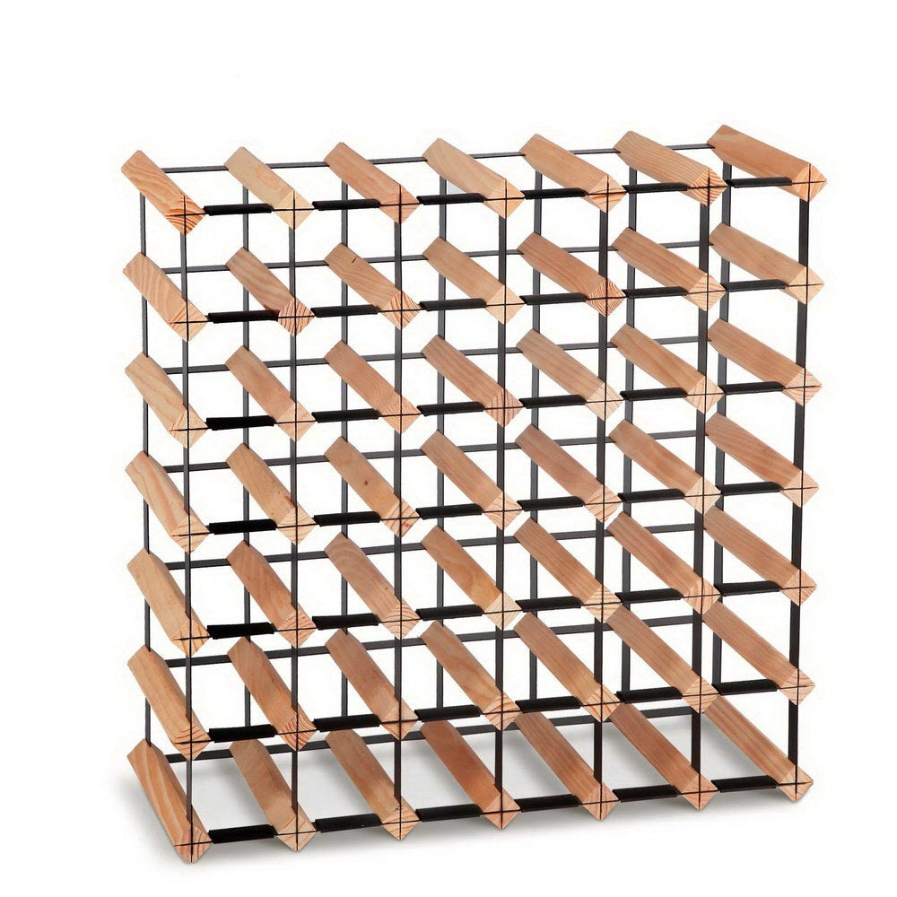 42 Bottle Wine Rack - Pine Wood - Homecoze