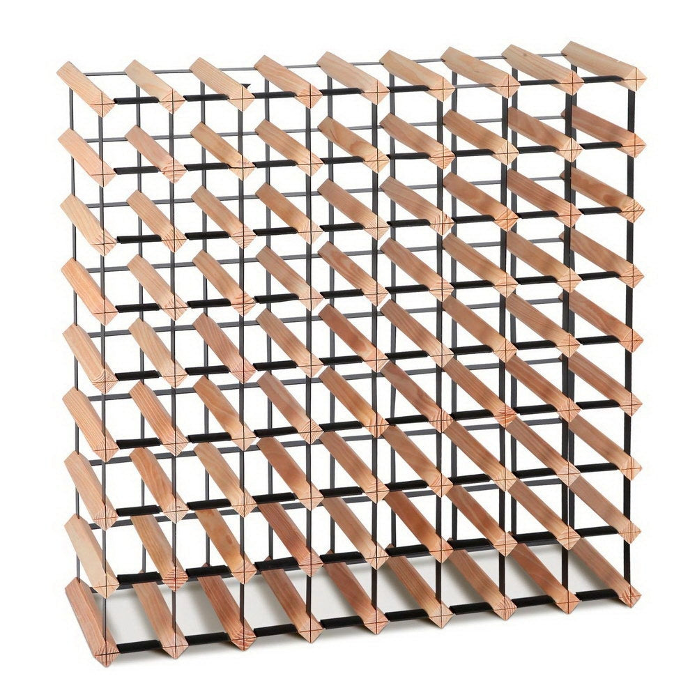 72 Bottle Wine Rack - Pine Wood - Homecoze