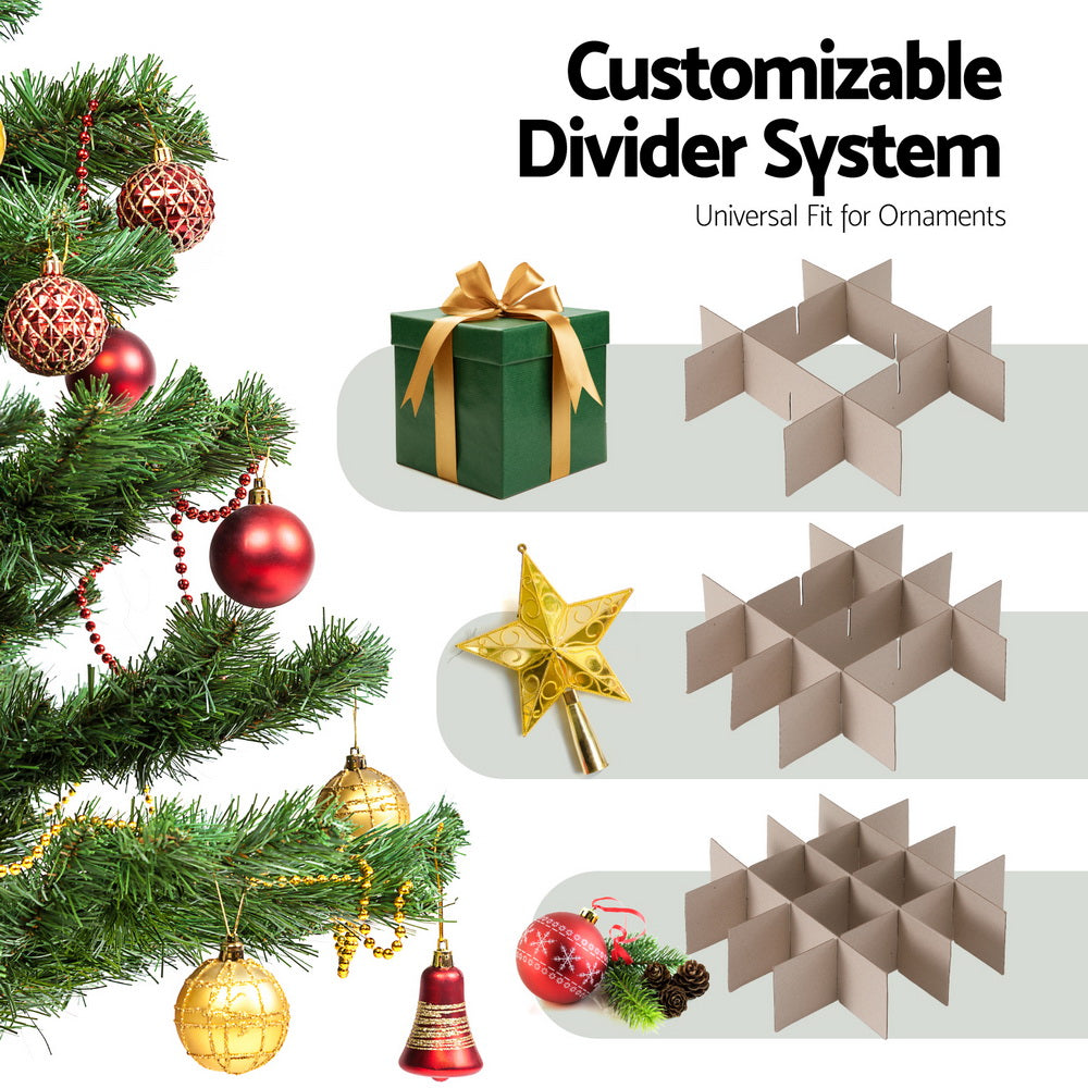 Christmas Bauble Storage Box (30x30x30cm) - Homecoze