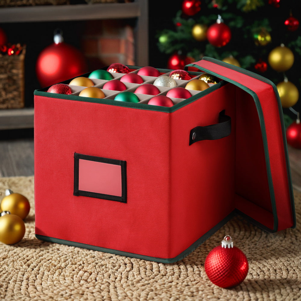 Christmas Bauble Storage Box (30x30x30cm) - Homecoze