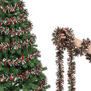 20m Christmas Tinsel Garland - Red, Green & Silver