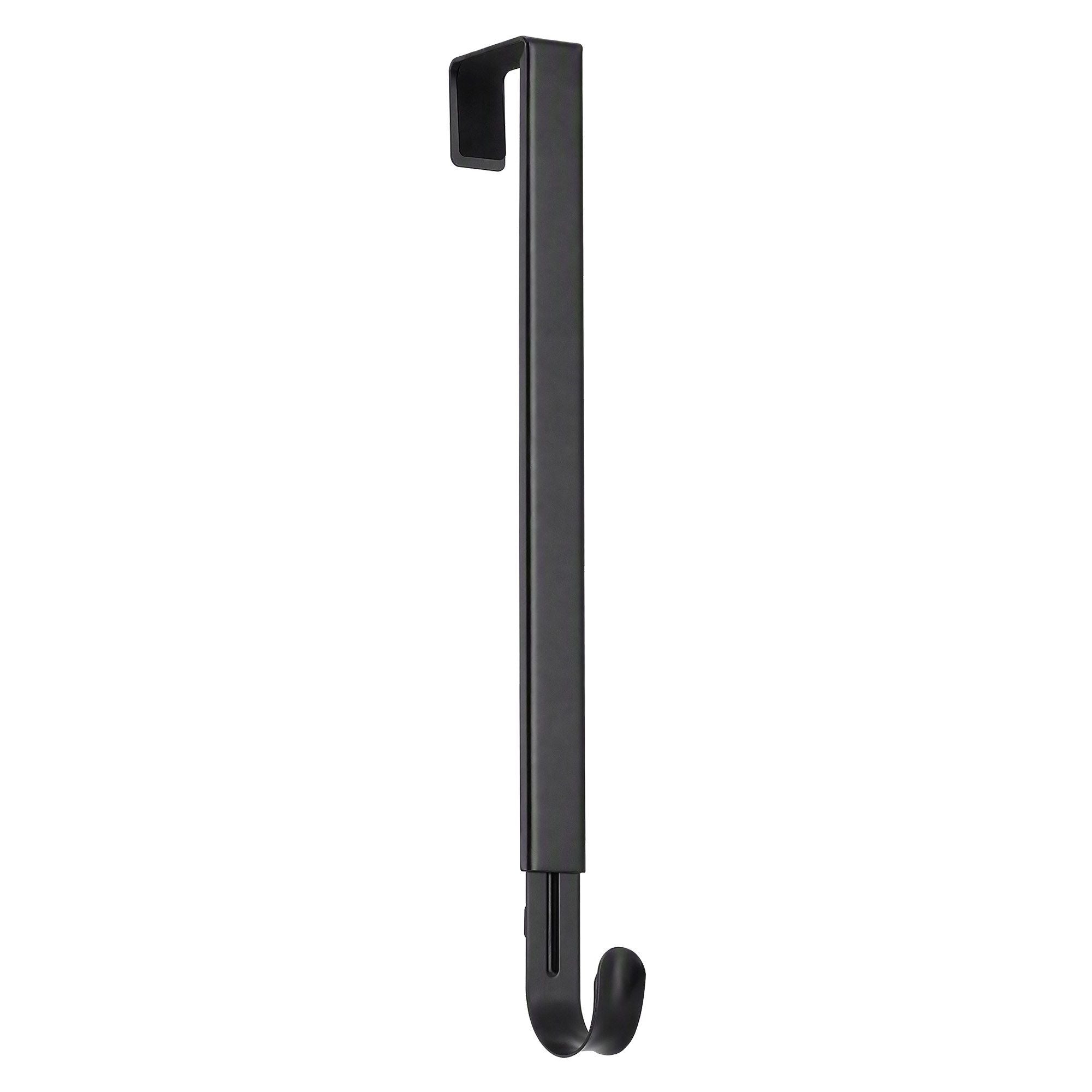 Adjustable Christmas Wreath Door Hanger - Black