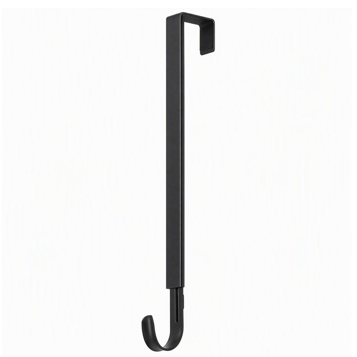 Adjustable Christmas Wreath Door Hanger - Black