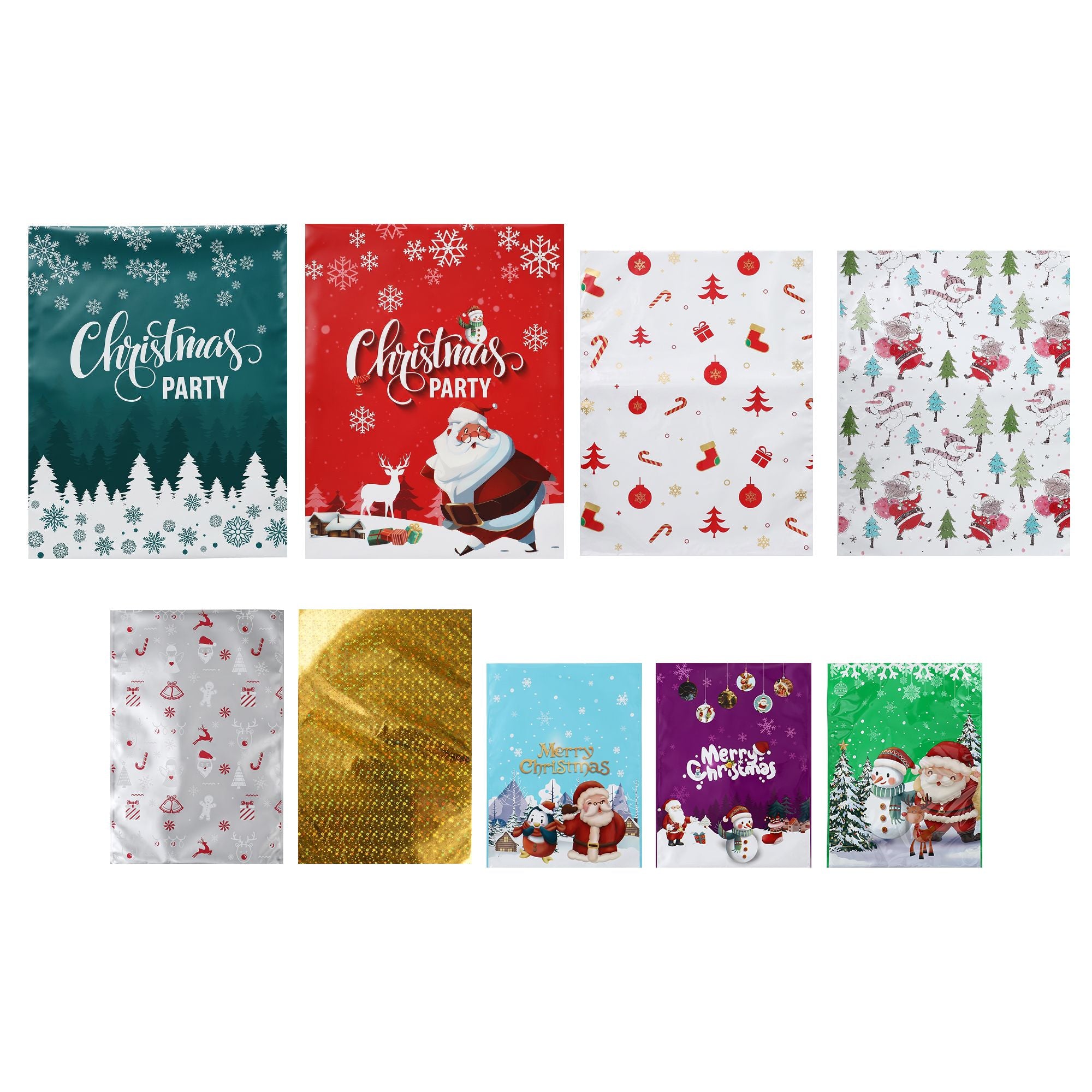 27PC Christmas Gift Bag Set - 9 Designs