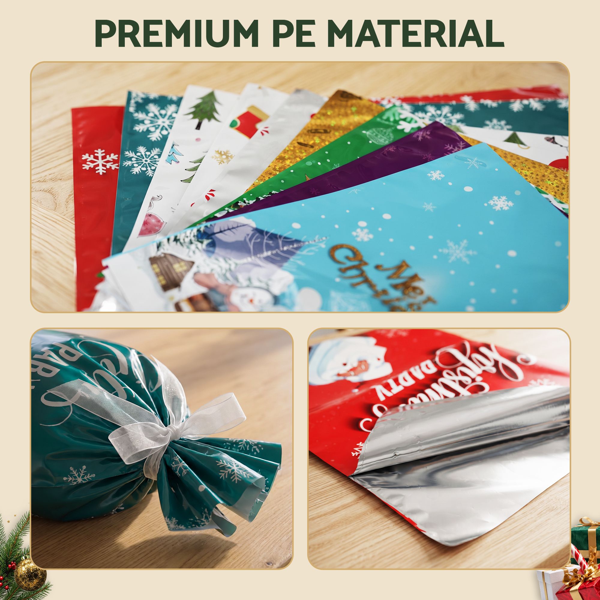 27PC Christmas Gift Bag Set - 9 Designs