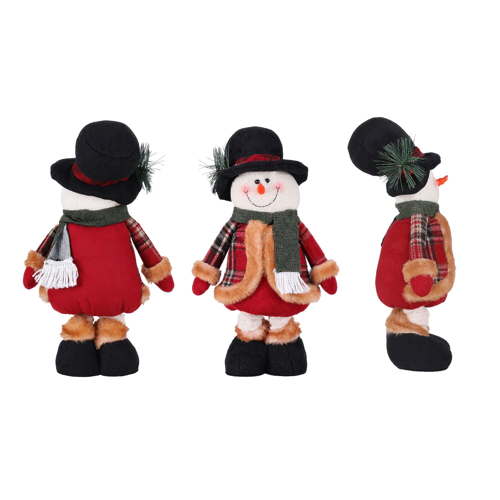 Telescopic Snowman Christmas Decoration 40-56cm